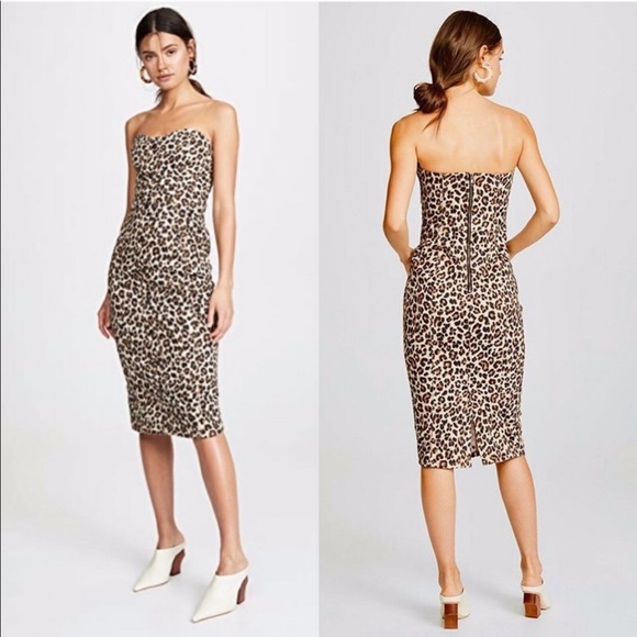 Veronica Beard Dresses & Skirts - NEW • Veronica Beard • Liza Leopard Midi Dress 2